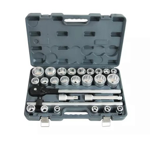 Набор головок торцевых 19-50 мм (3/4") 6 гр, 3/4"-2" 12 гр. 27 предм. GARWIN PRO Набор головок торцевых 19-50 мм (3/4") 6 гр, 3/4"-2" 12 гр. 27 предм. GARWIN PRO