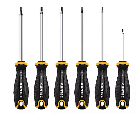 Набор отверток TORX 7 шт. в ложементе EVA RUNTEC Набор отверток TORX 7 шт. в ложементе EVA RUNTEC
