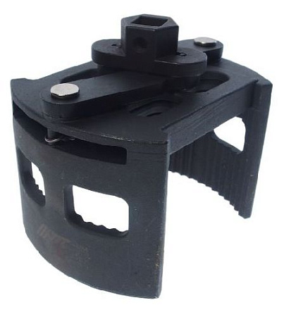 Съемник масляных фильтров двухпозиционный 104-150 мм, 1/2", ключ 24 мм JTC Съемник масляных фильтров двухпозиционный 104-150 мм, 1/2", ключ 24 мм JTC