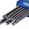 Набор ключей TORX угловых Т10-Т50 (9 шт) длинные Licota Набор ключей TORX угловых Т10-Т50 (9 шт) длинные Licota