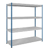 Стеллаж металлический SB 200x183x61/4 c оцинкованным настилом Стеллаж металлический SB 200x183x61/4 c оцинкованным настилом