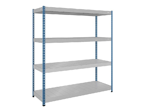 Стеллаж металлический SB 200x183x61/4 c оцинкованным настилом Стеллаж металлический SB 200x183x61/4 c оцинкованным настилом