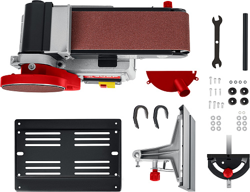 Станок шлифовальный лента 100x914 мм, диск 150 мм, 2950 об/мин, 500 Вт ЗУБР Станок шлифовальный лента 100x914 мм, диск 150 мм, 2950 об/мин, 500 Вт ЗУБР