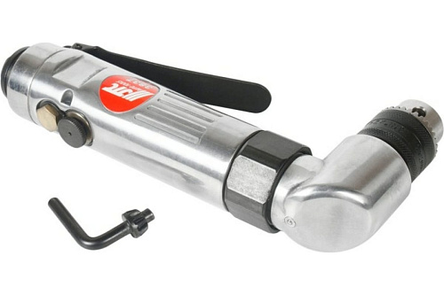 Дрель пневматическая угловая 3/8", 10 мм, 1600 об/мин, 300 л/мин, штуцер 1/4", 8 бар JTC Дрель пневматическая угловая 3/8", 10 мм, 1600 об/мин, 300 л/мин, штуцер 1/4", 8 бар JTC