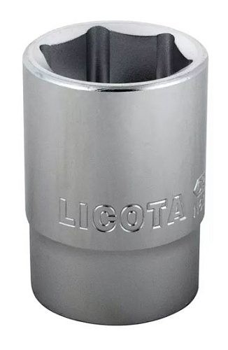 Головка торцевая 3/4" 23 мм, 6 гр., CrV Licota Головка торцевая 3/4" 23 мм, 6 гр., CrV Licota