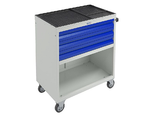 Тележка инструментальная 3 полки и открытая секция WDS-3 Тележка инструментальная 3 полки и открытая секция WDS-3