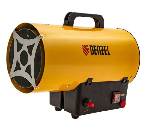 Пушка тепловая газовая 15,0 кВт, 500м.куб/час, 1,0кг/ч Denzel GHG-15 Пушка тепловая газовая 15,0 кВт, 500м.куб/час, 1,0кг/ч Denzel GHG-15