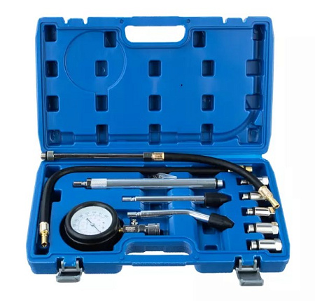 Компрессометр бензиновый 11 предм, в кейсе SpecX Компрессометр бензиновый 11 предм, в кейсе SpecX