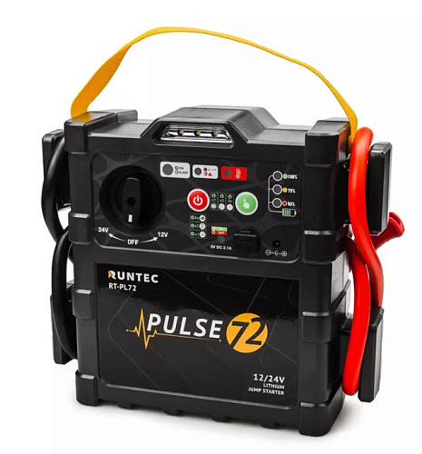 Пусковое устройство аккумуляторное 3200/2000 A, 12/24 В, Pulse 72, RUNTEC Пусковое устройство аккумуляторное 3200/2000 A, 12/24 В, Pulse 72, RUNTEC