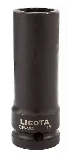 Набор головок для скругленного крепежа глубоких 1/2", 17-22 мм (3 шт) Licota Набор головок для скругленного крепежа глубоких 1/2", 17-22 мм (3 шт) Licota