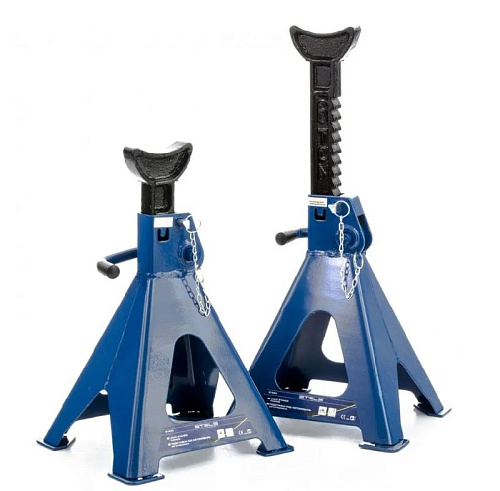 Подставка страховочная под машину 6 т (2 шт) 415-605 мм STELS Подставка страховочная под машину 6 т (2 шт) 415-605 мм STELS