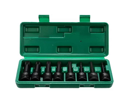 Набор насадок ударных 1/2" SPLINE, M5-M18 (8 предм) L= 78 мм GARWIN Набор насадок ударных 1/2" SPLINE, M5-M18 (8 предм) L= 78 мм GARWIN