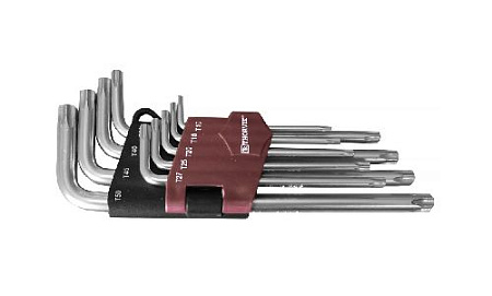 Набор ключей TORX угловых Т10-T50 (9 шт) Thorvik TK9S Набор ключей TORX угловых Т10-T50 (9 шт) Thorvik TK9S
