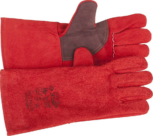 Краги спилковые 350 мм с подкладкой для сварки и тяжелых механических работ XL ЗУБР Краги спилковые 350 мм с подкладкой для сварки и тяжелых механических работ XL ЗУБР