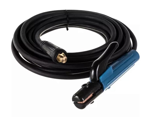 Кабели сварочные 300 А, длина 5 м, вилка 35-50, электрододержатель, клемма ТЕХРИМ Кабели сварочные 300 А, длина 5 м, вилка 35-50, электрододержатель, клемма ТЕХРИМ