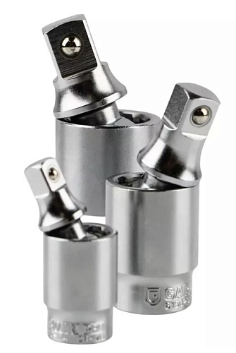 Набор карданов 1/4", 3/8", 1/2" шарнирных 3 шт GARWIN Набор карданов 1/4", 3/8", 1/2" шарнирных 3 шт GARWIN