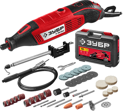 Гравер электрический с набором мини-насадок в кейсе 41 предмет ЗУБР Гравер электрический с набором мини-насадок в кейсе 41 предмет ЗУБР