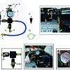 Набор для тестирования герметичности системы охлаждения (в кейсе) 27 предм JTC Набор для тестирования герметичности системы охлаждения (в кейсе) 27 предм JTC