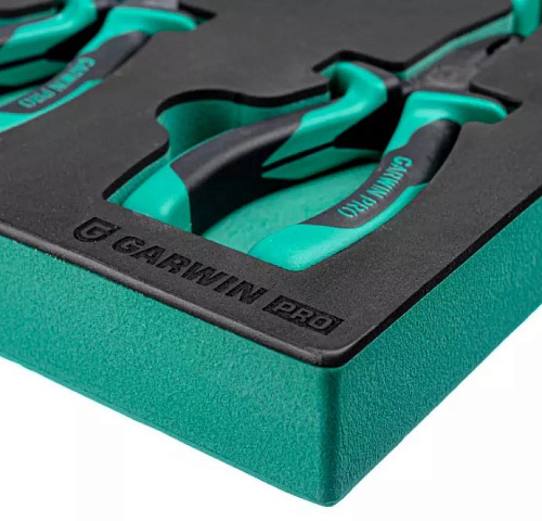 Набор шарнирно-губцевого инструмента 4 предм. 160 и 180 мм в ложементе EVA GARWIN PRO 646305 Набор шарнирно-губцевого инструмента 4 предм. 160 и 180 мм в ложементе EVA GARWIN PRO 646305