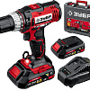 Дрель-шуруповерт аккумуляторная 18 В, 40 Нм, 2*2 Ач, патрон 13 мм в кейсе ЗУБР Мастер Дрель-шуруповерт аккумуляторная 18 В, 40 Нм, 2*2 Ач, патрон 13 мм в кейсе ЗУБР Мастер