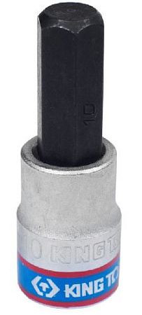 Головка торцевая с шестигранной вставкой 3/8" H12 мм, L=50 мм KING TONY Головка торцевая с шестигранной вставкой 3/8" H12 мм, L=50 мм KING TONY