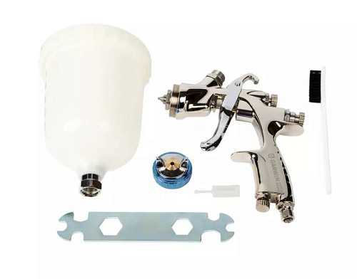 Краскопульт с верхним бачком 600 мл, HVLP, дюза 1,4 мм GARWIN PRO Краскопульт с верхним бачком 600 мл, HVLP, дюза 1,4 мм GARWIN PRO