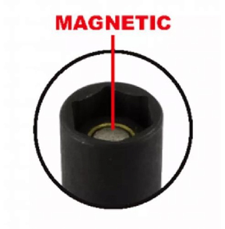 Головка торцевая ударная с магнитом 3/8" 10 мм, 6 гр. Licota Головка торцевая ударная с магнитом 3/8" 10 мм, 6 гр. Licota