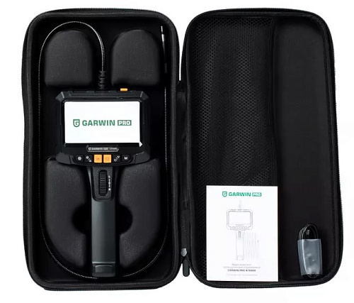 Видеоэндоскоп 5"(1280х720) IPS дисплей, зонд гибкий 1 м, камера 8,5 мм (360°) GARWIN Видеоэндоскоп 5"(1280х720) IPS дисплей, зонд гибкий 1 м, камера 8,5 мм (360°) GARWIN