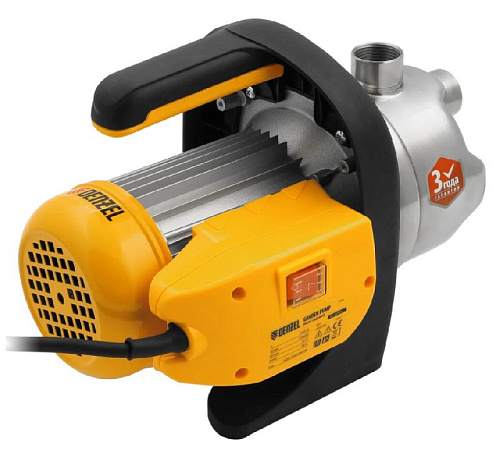 Насос поверхностный 1200 Вт, 3700 л/ч, подъем 46 м, нержавейка Denzel GP1200Х Насос поверхностный 1200 Вт, 3700 л/ч, подъем 46 м, нержавейка Denzel GP1200Х