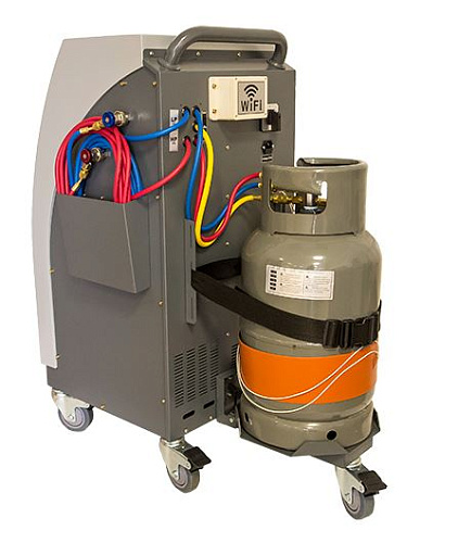 Установка для заправки кондиционеров автомат R134, подогрев, шланг 5м GrunBaum AC8000S BUS Установка для заправки кондиционеров автомат R134, подогрев, шланг 5м GrunBaum AC8000S BUS