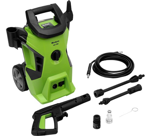 Минимойка электрическая 1700 Вт, 130 бар, 350 л/ч, колеса Сибртех АМ-1700 Минимойка электрическая 1700 Вт, 130 бар, 350 л/ч, колеса Сибртех АМ-1700