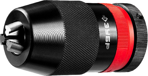 Патрон сверлильный быстрозажимной с фикс.кольцом 0-16 мм, на конус Морзе В16 (МТ2) ЗУБР Профессионал Патрон сверлильный быстрозажимной с фикс.кольцом 0-16 мм, на конус Морзе В16 (МТ2) ЗУБР Профессионал