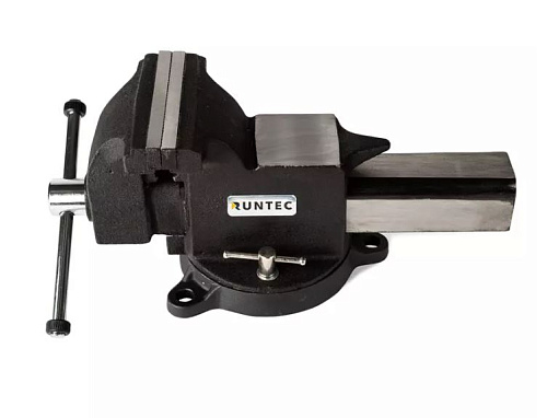 Тиски слесарные 150 мм поворотные RUNTEC Тиски слесарные 150 мм поворотные RUNTEC
