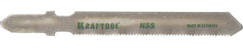 Пилка для лобзика по металлу 55*0,9 мм T118G, HSS (2 шт.) KRAFTOOL Пилка для лобзика по металлу 55*0,9 мм T118G, HSS (2 шт.) KRAFTOOL
