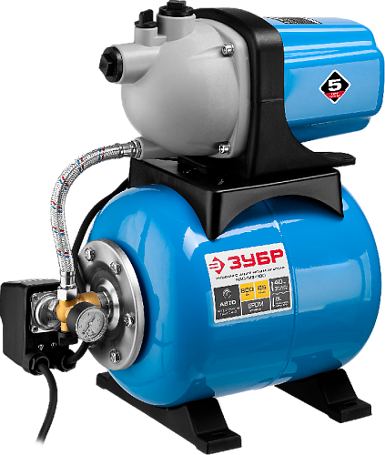 Насосная станция автоматическая 800 Вт, 55 л/мин, напор 40 м ЗУБР "Мастер" Насосная станция автоматическая 800 Вт, 55 л/мин, напор 40 м ЗУБР "Мастер"