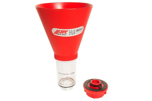 Воронка маслозаливная 125 мм пластиковая М37*Р3.0 JTC Воронка маслозаливная 125 мм пластиковая М37*Р3.0 JTC