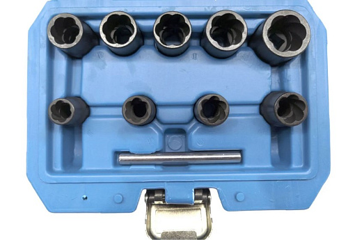 Набор головок для скругленного крепежа 3/8", 10-19 мм (10 предм) МАЯКАВТО Набор головок для скругленного крепежа 3/8", 10-19 мм (10 предм) МАЯКАВТО