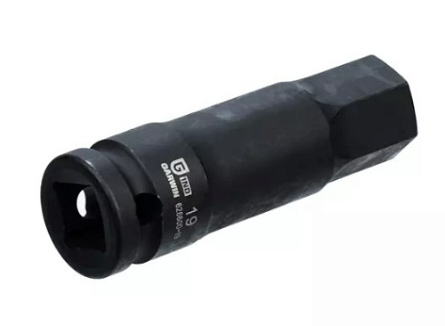 Головка торцевая ударная HEX 1/2" H19 мм L=78 мм Garwin Головка торцевая ударная HEX 1/2" H19 мм L=78 мм Garwin