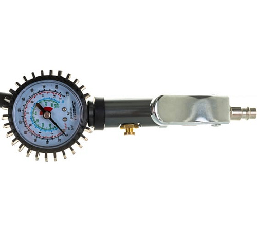 Пистолет для подкачки шин с манометром и насадкой для грузовых колес 15 бар Forsage F-STG-04 Пистолет для подкачки шин с манометром и насадкой для грузовых колес 15 бар Forsage F-STG-04