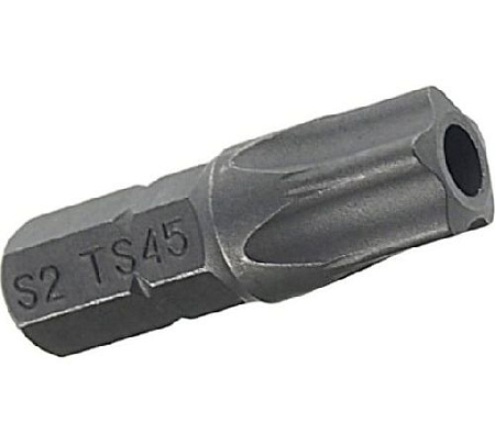 Бита TS 45 L=25 мм (1/4" HEX) пятилучевая с отверстием JTC Бита TS 45 L=25 мм (1/4" HEX) пятилучевая с отверстием JTC