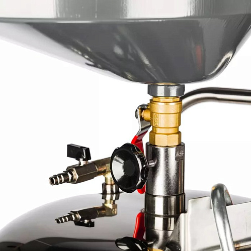 Установка маслосборная 80 л с воронкой, нержавейка RUNTEC RT-SS0580 Установка маслосборная 80 л с воронкой, нержавейка RUNTEC RT-SS0580