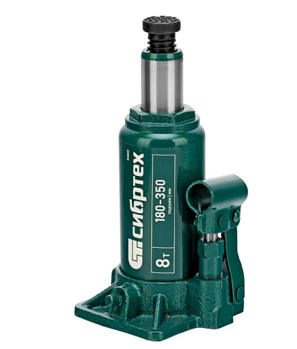 Домкрат бутылочный 8 т 180-350 мм Сибртех Домкрат бутылочный 8 т 180-350 мм Сибртех