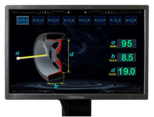 Станок балансировочный эл. линейка, УЗ, LCD, лазер, серый ROSSVIK VT-63 Станок балансировочный эл. линейка, УЗ, LCD, лазер, серый ROSSVIK VT-63