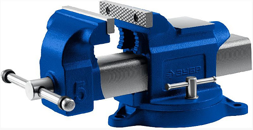 Тиски слесарные 125 мм поворотные, чугун с добавлением шаровидного графита ЗУБР ПРОФЕССИОНАЛ Тиски слесарные 125 мм поворотные, чугун с добавлением шаровидного графита ЗУБР ПРОФЕССИОНАЛ