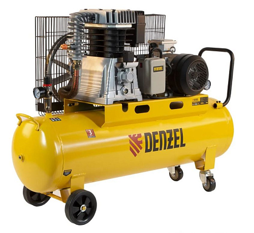 Компрессор масляный ременной 100 л, 4,0 кВт, 690 л/мин, 10 бар, 380 В Denzel BCI4000-T/100 Компрессор масляный ременной 100 л, 4,0 кВт, 690 л/мин, 10 бар, 380 В Denzel BCI4000-T/100