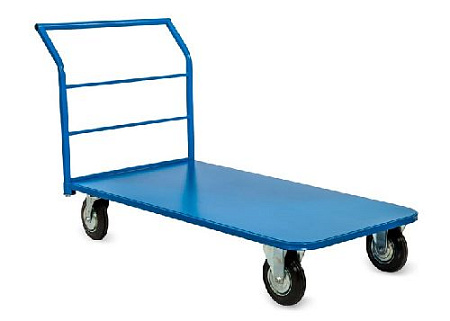 Тележка платформенная 435 кг (800Х1200 мм) TOR ТП-6 (резиновые колеса) Тележка платформенная 435 кг (800Х1200 мм) TOR ТП-6 (резиновые колеса)
