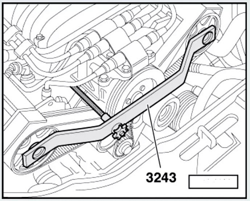 Установочная планка для валов AUDI V6 Licota Установочная планка для валов AUDI V6 Licota
