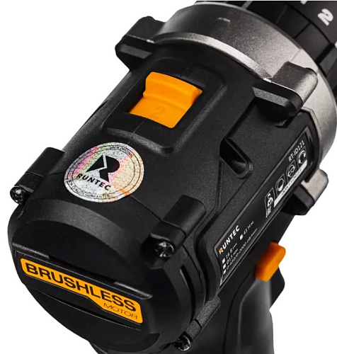 Дрель-шуруповерт аккумуляторная ударная 16 В, 45 Нм, 2*2 Ач, БЗП 13 мм, бесщеточный двиг. RUNTEC PRO Дрель-шуруповерт аккумуляторная ударная 16 В, 45 Нм, 2*2 Ач, БЗП 13 мм, бесщеточный двиг. RUNTEC PRO