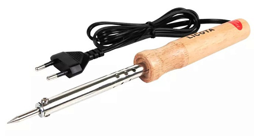 Паяльник 220 В/ 40 Вт с деревянной рукояткой Licota Паяльник 220 В/ 40 Вт с деревянной рукояткой Licota