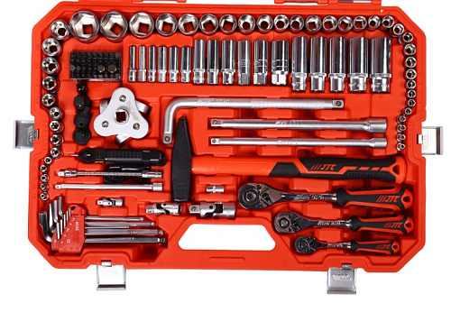 Набор инструмента 166 предм (1/4", 3/8", 1/2") JTC Набор инструмента 166 предм (1/4", 3/8", 1/2") JTC